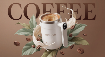 SIPPLE Mixera smart cup with temperature display and coffee
